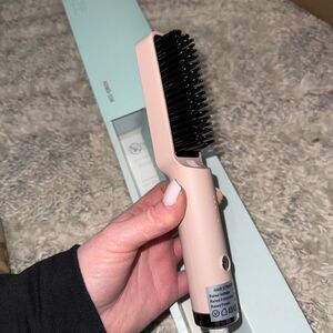 XUANZE Pink Hair Straightening Brush Brand New